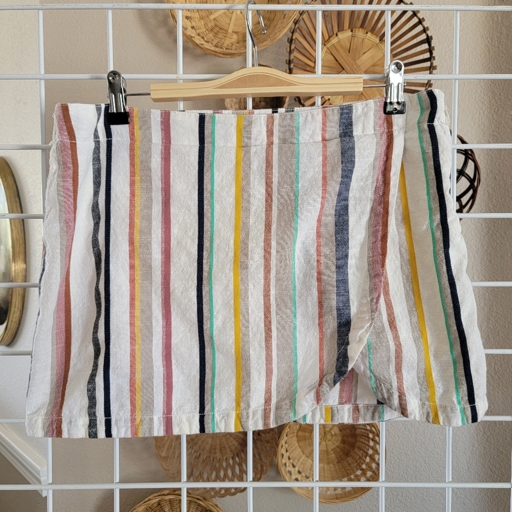 Free People Striped Skort Sz 12